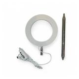 WaterRebirth 3.5 inch LED Grow Light for Indoor Plants, Full Spectrum Halo Plant Light with 3/9/12H Auto Timer, 10-Level Dimmable, Height Adjustable for Tall Plants