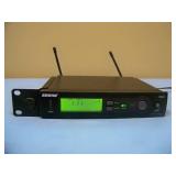Shure SLX4 Professional Wireless Receiver with SLX-1 Wireless Bodypack Transmitter, Shure SM58 Handheld Microphone / Mic, Lapel / Lavalier Mic and (2) Shure Soft-Sided Cases