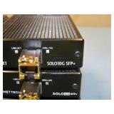 (8) Sonnet Solo10G SFP+ Thunderbolt 3 to 10 Gigabit Ethernet Fanless Adapter with Short-Range SFP+ Transceivers