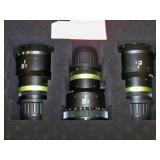 (1) Atomos Shogun Inferno 7in 4K HDMI/Quad 3G-SDI/12G-SDI Recording Monitor with Crack in Screen and (3) Camera Lenses that need Repair