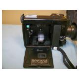 (1) Vintage 1970's Canon Canosound 514XL-S Super 8 Sound Movie Camera with Microphone / Mic Accessories and (1) Polaroid Now PRD009095 Analog Instant Camera