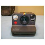 (1) Vintage 1970's Canon Canosound 514XL-S Super 8 Sound Movie Camera with Microphone / Mic Accessories and (1) Polaroid Now PRD009095 Analog Instant Camera