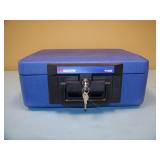 Sentry 1100 Portable Safe Fire Proof Lock Box with Keys