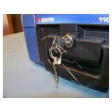 Sentry 1100 Portable Safe Fire Proof Lock Box with Keys