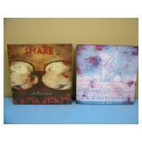 'Share' and 'Dream' Artwork on Canvas