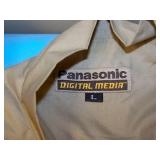 Miscellaneous lot with Panasonic Field Jacket, Adjustable Cargo Net (NEW), Tarp (NEW), 6-Pocket Organizer, Carry Bag and (2) Branded Stocking Caps