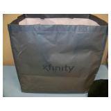 Miscellaneous lot with Panasonic Field Jacket, Adjustable Cargo Net (NEW), Tarp (NEW), 6-Pocket Organizer, Carry Bag and (2) Branded Stocking Caps