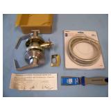 Replacement Door Handle, Ice Maker Connector (NEW) and Warner 1 1/2' Putty Knife