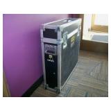 Omega Heavy-Duty Road / Travel Case with (2) Dolly Wheels, Heavy-Duty Handles / Clasps and Foamed Inside