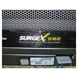 Slide-out AV Rack with Crestron DM 4K Presentation Unit, Professional Amplifier / Amp and Surge-X Surge Eliminator / Power Conditioner