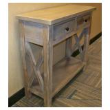 38' Rectangle MDF Console Table with (2) Drawers