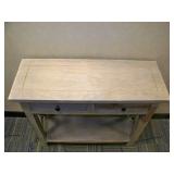 38' Rectangle MDF Console Table with (2) Drawers