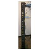 Middle Atlantic RLA19-1245B RLA Series Open-Frame 2-Post Rack, 45RU RMS AV Rack with Leviton Cat5e & Cat6 Patch Panels