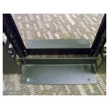 Middle Atlantic RLA19-1245B RLA Series Open-Frame 2-Post Rack, 45RU RMS AV Rack with Leviton Cat5e & Cat6 Patch Panels