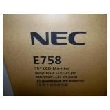 75' Sharp (NEC) MultiSync E758 UHD 4K HDR Commercial Monitor - NEW IN BOX