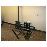 Heavy-Duty Chief Wall Mount, TV Mount with Extension Drop Bar and other Miscellaneous Mount Parts