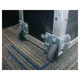 Omega Heavy-Duty Road / Travel Case with (2) Dolly Wheels, Heavy-Duty Handles / Clasps and Foamed Inside