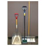 Scoop Shovel, Snow Shovel and 7' Ice Scraper