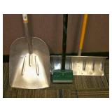 Scoop Shovel, Snow Shovel and 7' Ice Scraper