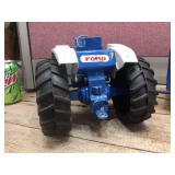 Vintage 1:12 ERTL Ford 8000 Tractor with "The Big Blue" Trailer