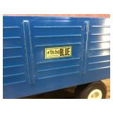 Vintage 1:12 ERTL Ford 8000 Tractor with "The Big Blue" Trailer