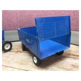 Vintage 1:12 ERTL Ford 8000 Tractor with "The Big Blue" Trailer