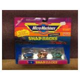 Vintage 1989 Micro Machines #1 Snap Backs - On Card!!!