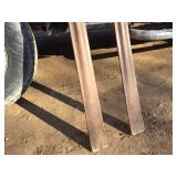 Very Neat Pair - Vintage Marke Hagen Wooden Skis with Name Tags!