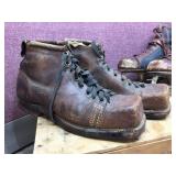 Antique Pairs - Leather Ski Boots + Union Hardware Skates