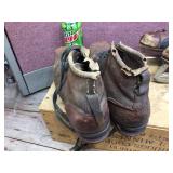 Antique Pairs - Leather Ski Boots + Union Hardware Skates