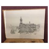 Ron Hunt (Winona MN) Sketch Print 1996