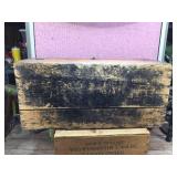 Wow! Antique FARMER SEED Co - Salesman Sample Travel Wooden Crate!