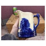 Vintage SLEEPY EYE POTTERY - Indian Chief Pitcher