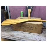 WE-NO-NAH 52" Canoe Paddle + Anglers Custom Products - Fish Net