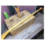 WE-NO-NAH 52" Canoe Paddle + Anglers Custom Products - Fish Net