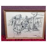 Historic MARIAN ANDERSON (SCHAEFER) S/N Fort LeHillier Print