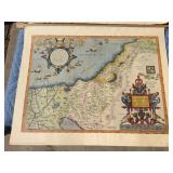 2 Reproduction Maps of Old World - Holy Land/Europa