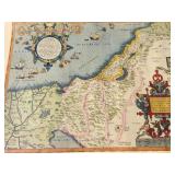 2 Reproduction Maps of Old World - Holy Land/Europa