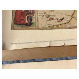 2 Reproduction Maps of Old World - Holy Land/Europa