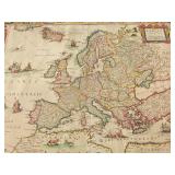 2 Reproduction Maps of Old World - Holy Land/Europa