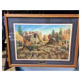 MARK DAEHLIN (Northfield MN) "DEER VALLEY" S/N Wildlife Print