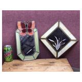 2 Stained Glass Mirrors