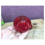 2 Vintage LEFTON Art Glass Paper Weights