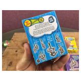 Set of 6 - CAT IN THE HAT - Silver Plated Ornaments