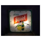 Fabulous! Vintage SQUIRT - PAM CLOCK - Works!