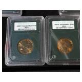(5) Sacaggawea S Slabbed Dollar Coins - INB Certified MS70