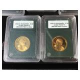 (5) Sacagawea Slabbed Dollar Coins - DCAM Proof 70 - 2000/2003