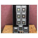 (11) Jefferson Nickels - Including Slabbed Gem MS70 + DCAM Proof