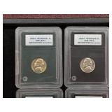 (11) Jefferson Nickels - Including Slabbed Gem MS70 + DCAM Proof