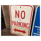 NO PARKING/HANDICAP PARKING - Metal Sign 12" x 18"